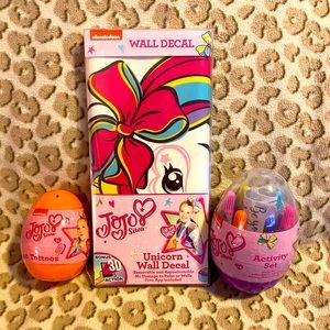 **ALL NEW ITEMS JoJo Unicorn Wall Decal